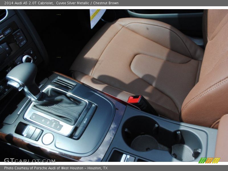 Cuvee Silver Metallic / Chestnut Brown 2014 Audi A5 2.0T Cabriolet