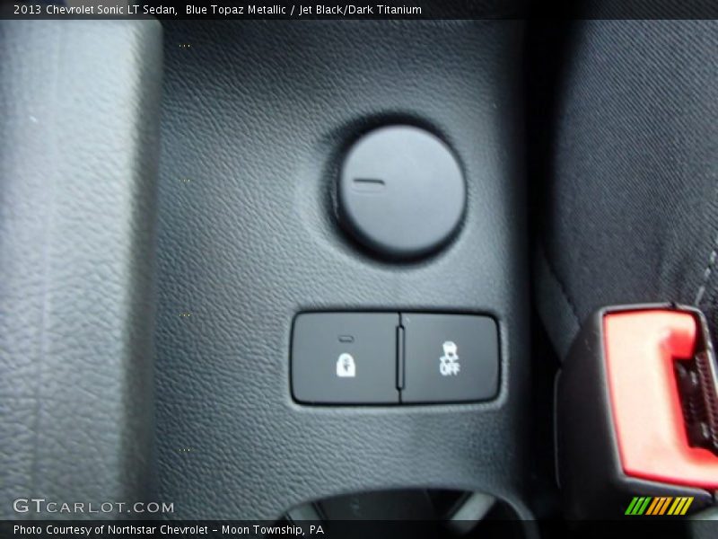 Blue Topaz Metallic / Jet Black/Dark Titanium 2013 Chevrolet Sonic LT Sedan