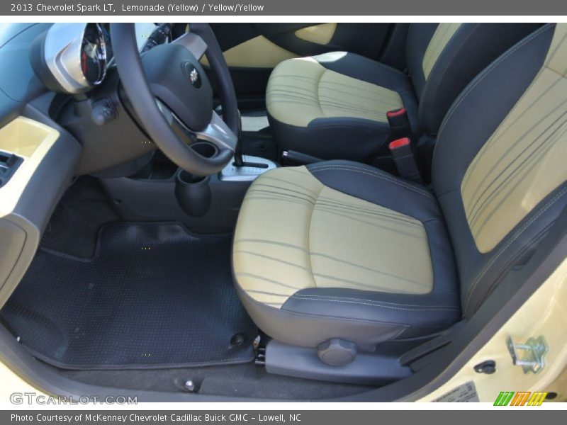 Lemonade (Yellow) / Yellow/Yellow 2013 Chevrolet Spark LT