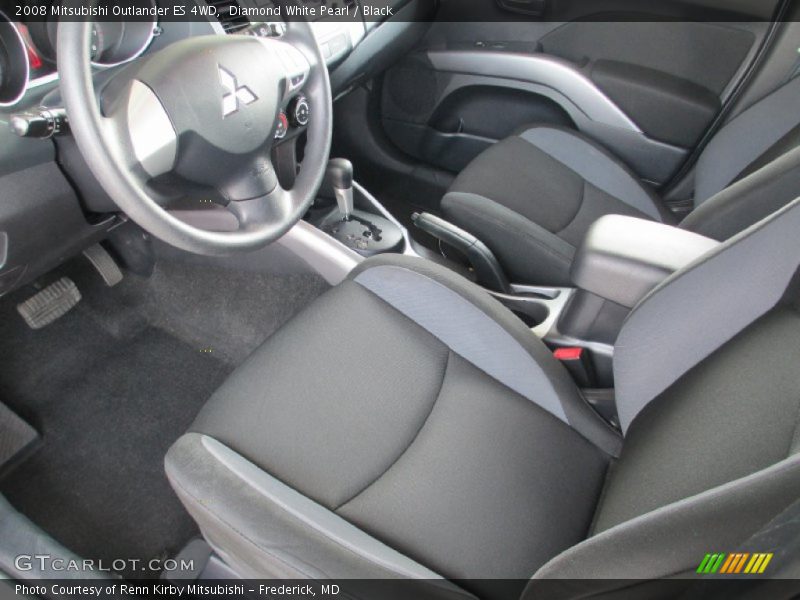 Black Interior - 2008 Outlander ES 4WD 