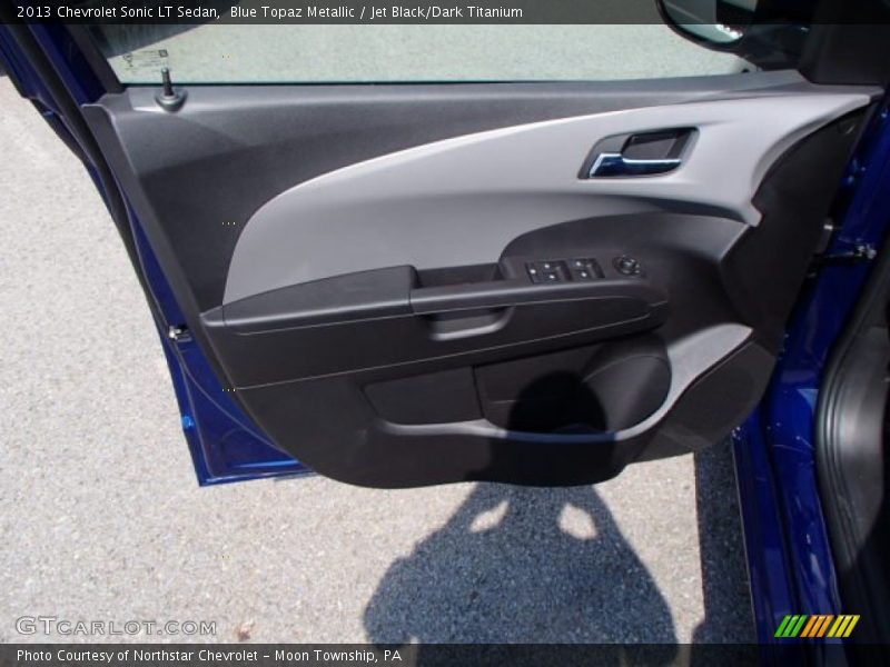 Blue Topaz Metallic / Jet Black/Dark Titanium 2013 Chevrolet Sonic LT Sedan