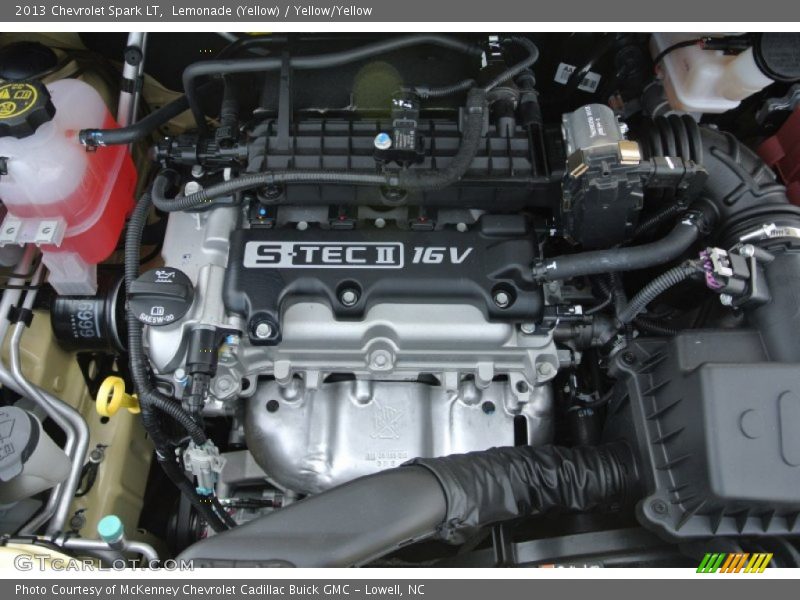  2013 Spark LT Engine - 1.2 Liter DOHC 16-Valve VVT S-TEC II 4 Cylinder
