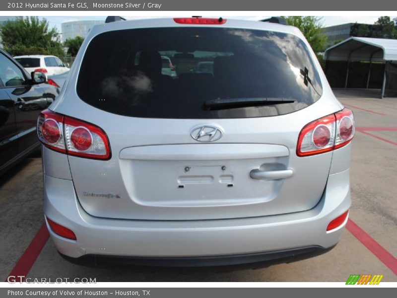 Moonstone Silver / Gray 2012 Hyundai Santa Fe GLS