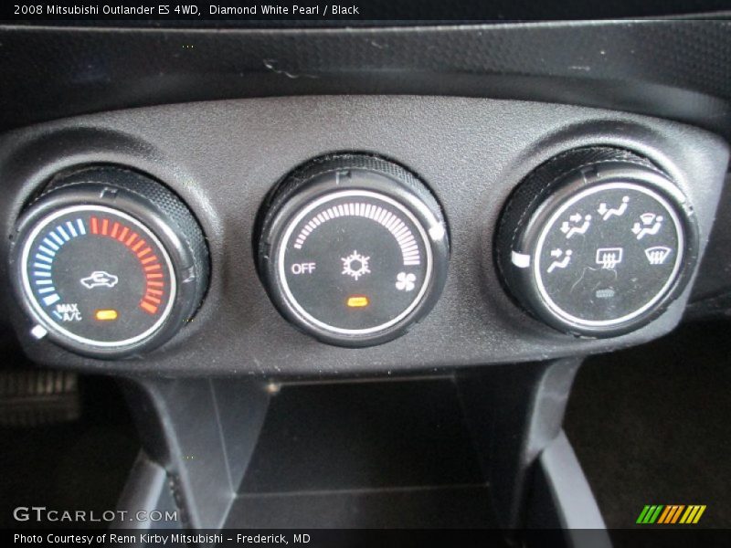 Controls of 2008 Outlander ES 4WD
