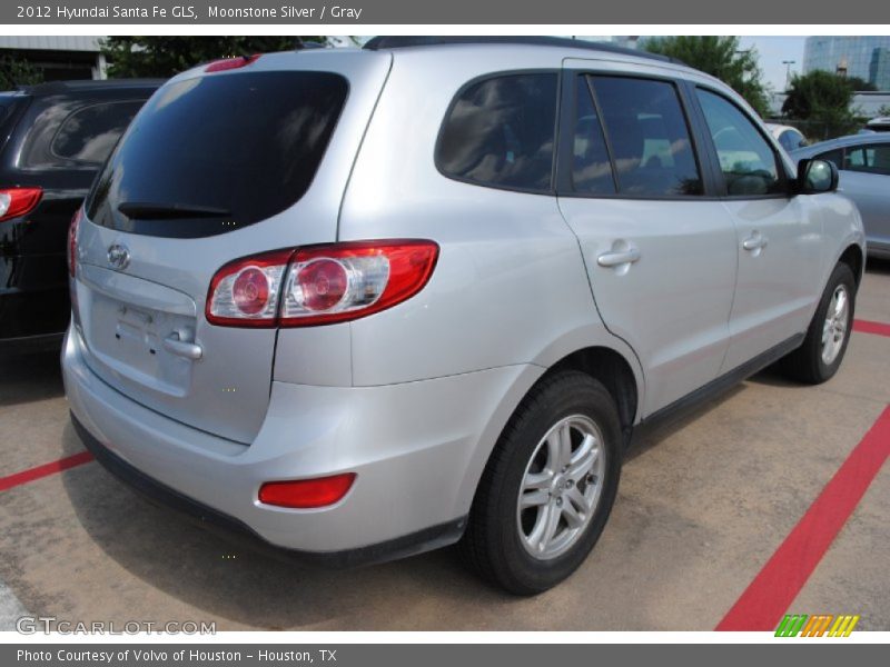 Moonstone Silver / Gray 2012 Hyundai Santa Fe GLS