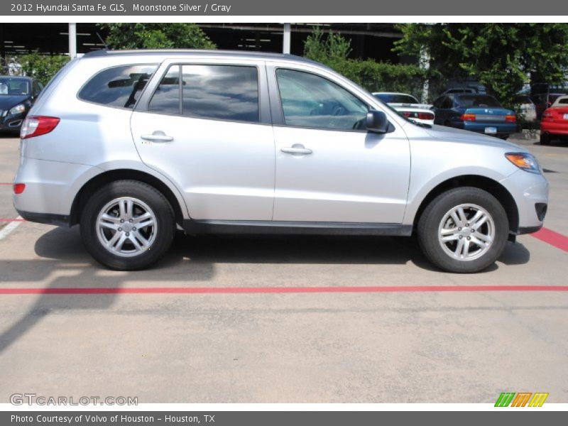 Moonstone Silver / Gray 2012 Hyundai Santa Fe GLS
