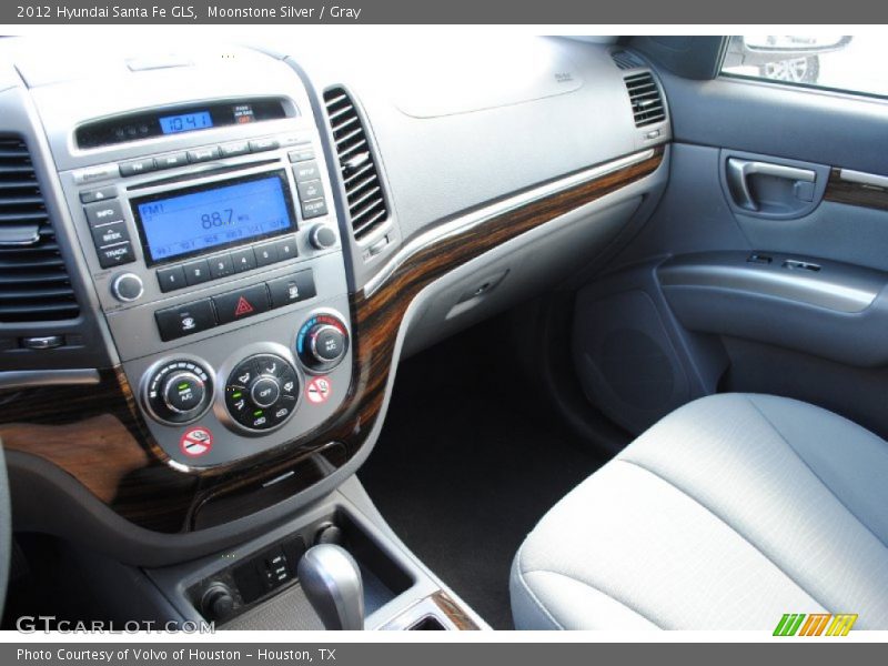 Moonstone Silver / Gray 2012 Hyundai Santa Fe GLS