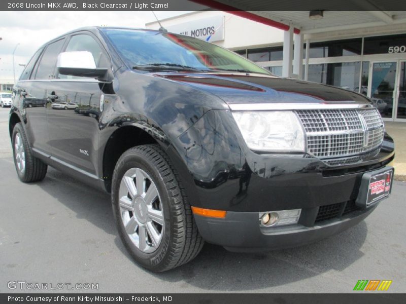 Black Clearcoat / Light Camel 2008 Lincoln MKX AWD