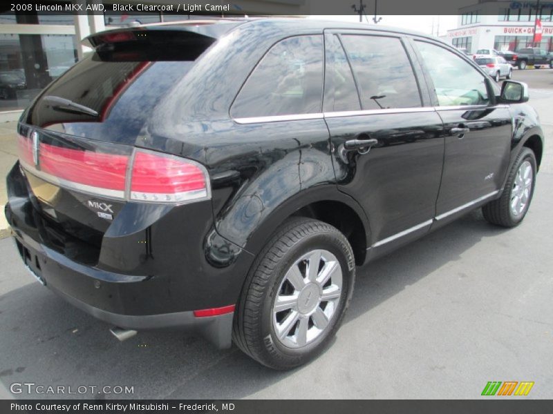 Black Clearcoat / Light Camel 2008 Lincoln MKX AWD