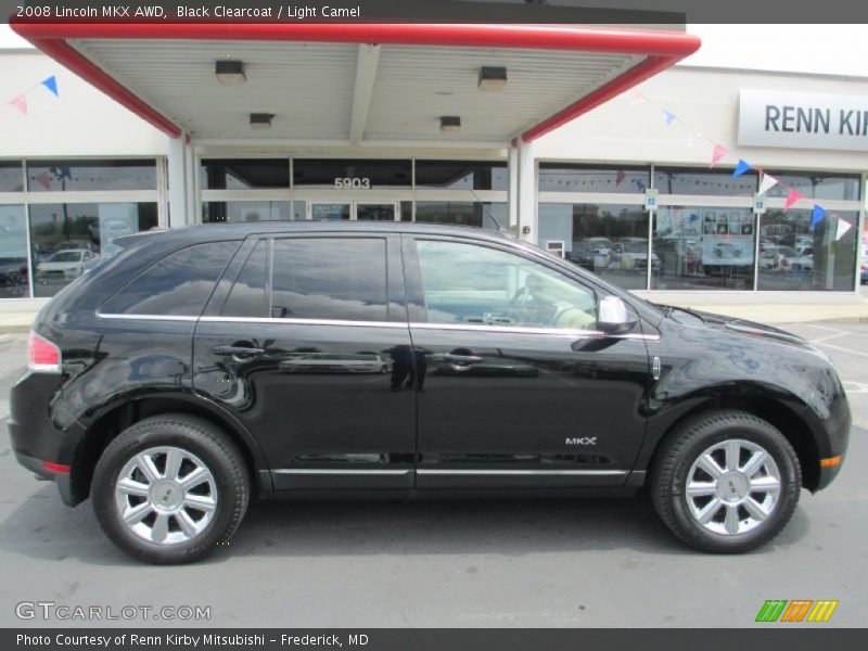 Black Clearcoat / Light Camel 2008 Lincoln MKX AWD