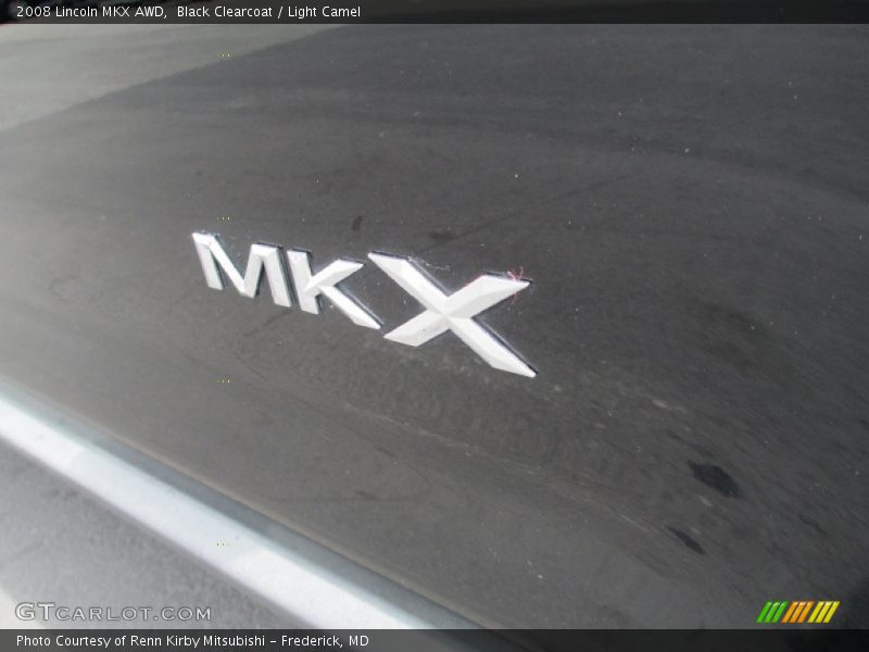 Black Clearcoat / Light Camel 2008 Lincoln MKX AWD