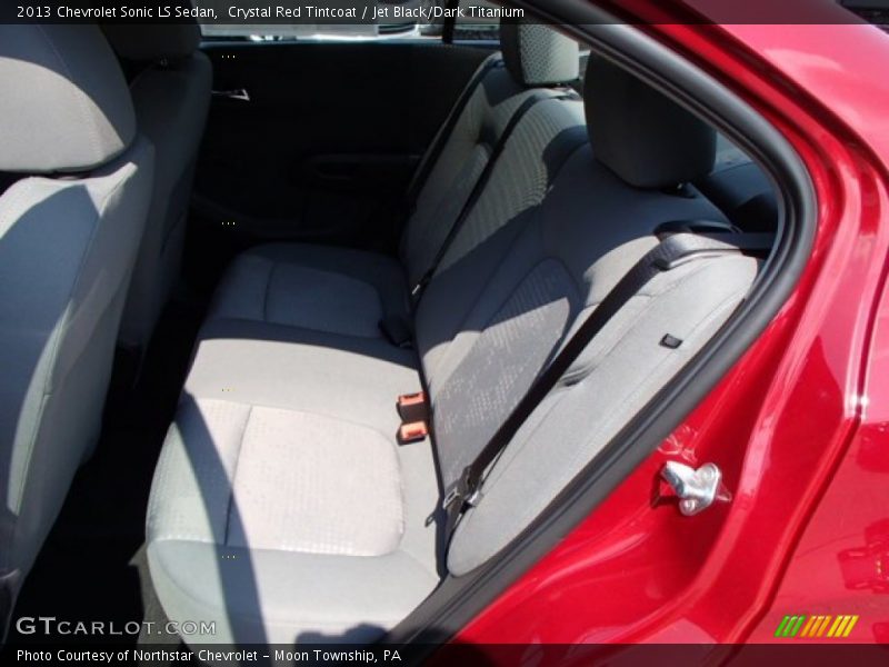 Crystal Red Tintcoat / Jet Black/Dark Titanium 2013 Chevrolet Sonic LS Sedan