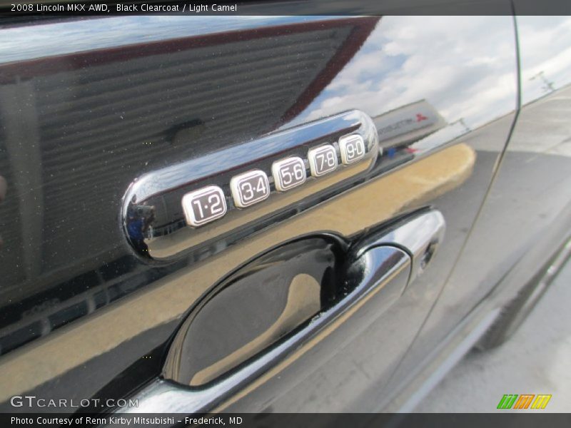 Black Clearcoat / Light Camel 2008 Lincoln MKX AWD