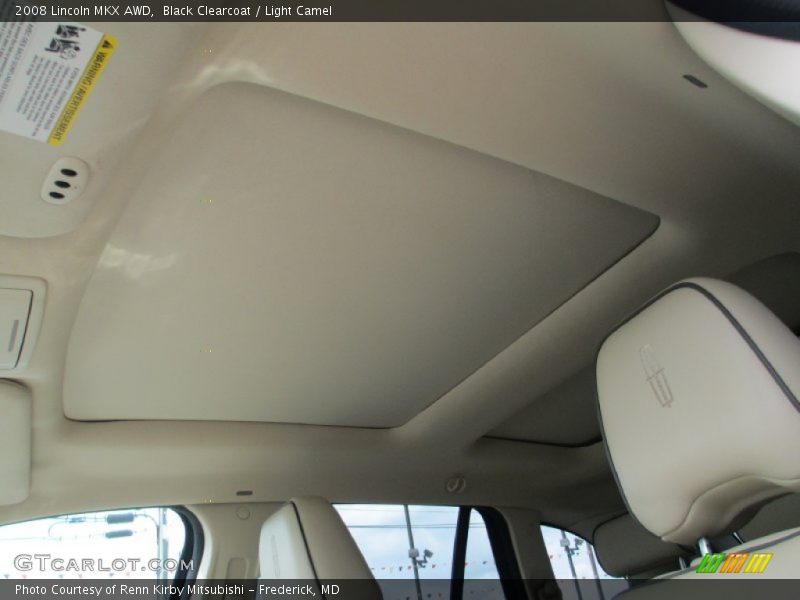 Black Clearcoat / Light Camel 2008 Lincoln MKX AWD