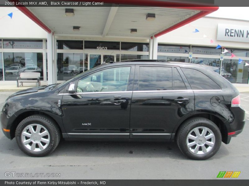 Black Clearcoat / Light Camel 2008 Lincoln MKX AWD