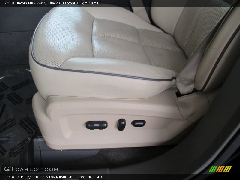 Black Clearcoat / Light Camel 2008 Lincoln MKX AWD