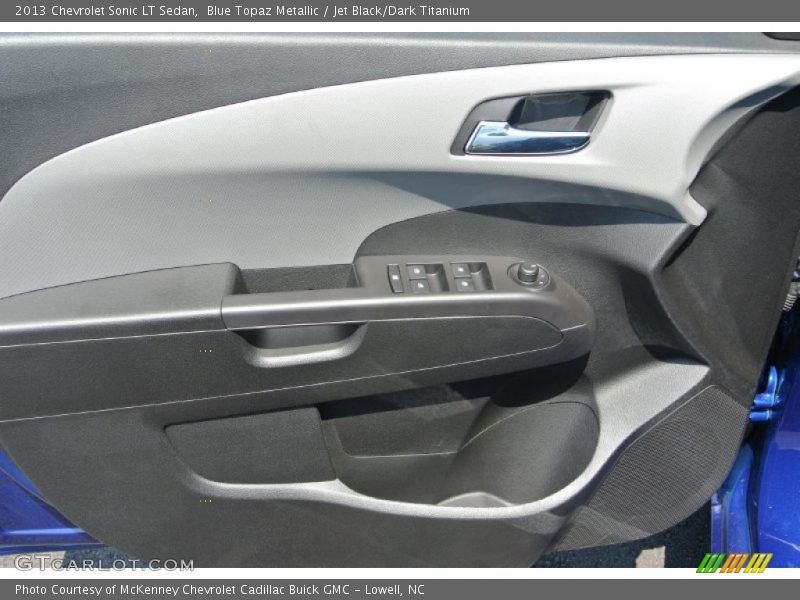 Blue Topaz Metallic / Jet Black/Dark Titanium 2013 Chevrolet Sonic LT Sedan