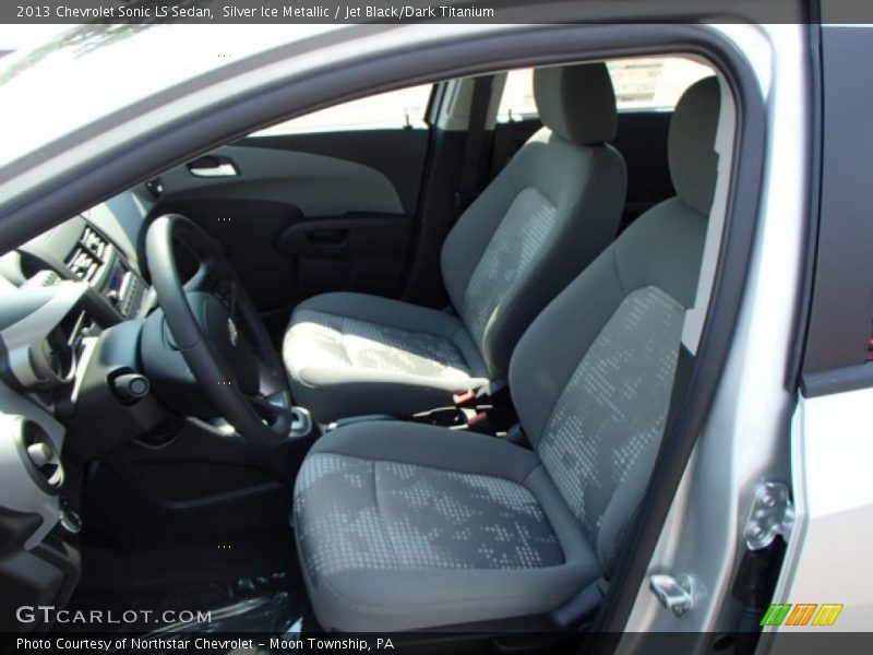 Silver Ice Metallic / Jet Black/Dark Titanium 2013 Chevrolet Sonic LS Sedan