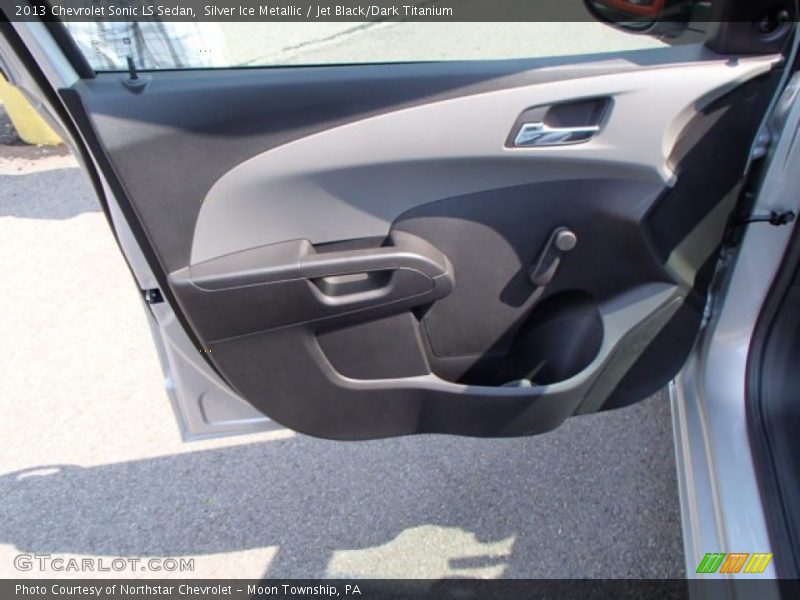 Silver Ice Metallic / Jet Black/Dark Titanium 2013 Chevrolet Sonic LS Sedan
