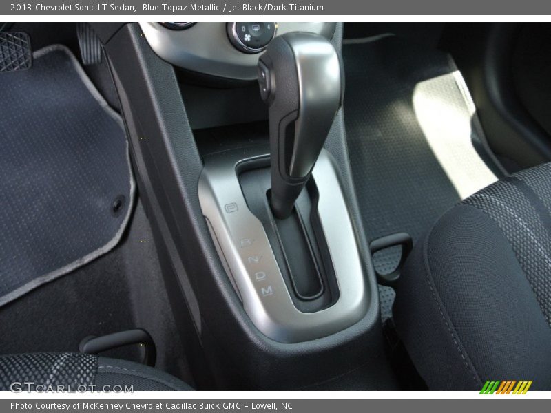 Blue Topaz Metallic / Jet Black/Dark Titanium 2013 Chevrolet Sonic LT Sedan