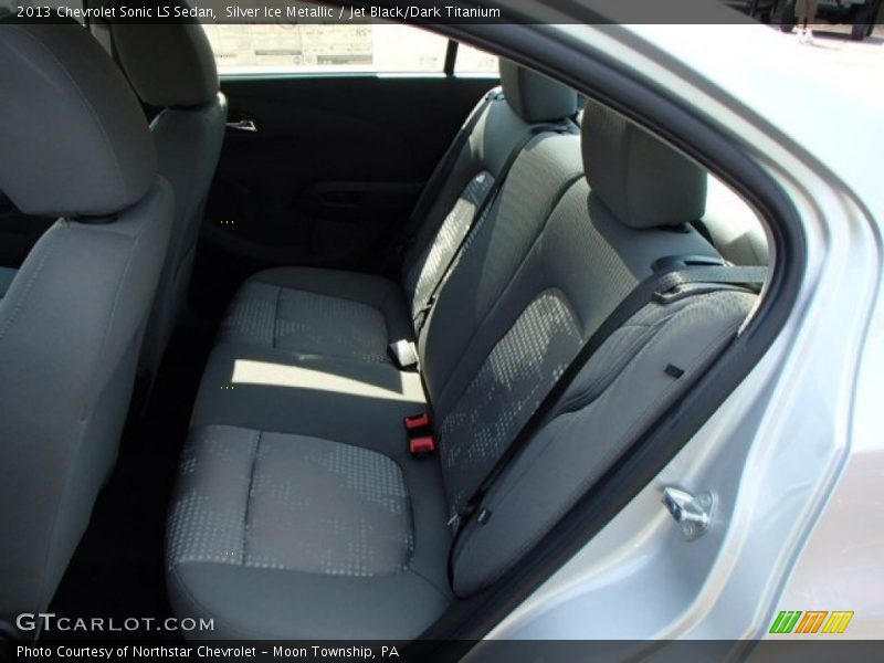 Silver Ice Metallic / Jet Black/Dark Titanium 2013 Chevrolet Sonic LS Sedan