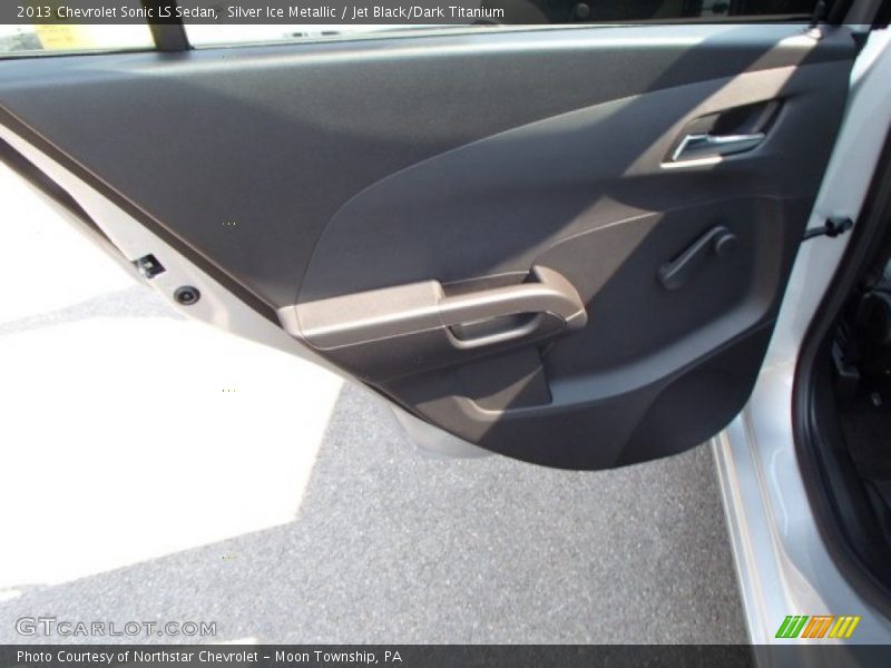 Silver Ice Metallic / Jet Black/Dark Titanium 2013 Chevrolet Sonic LS Sedan