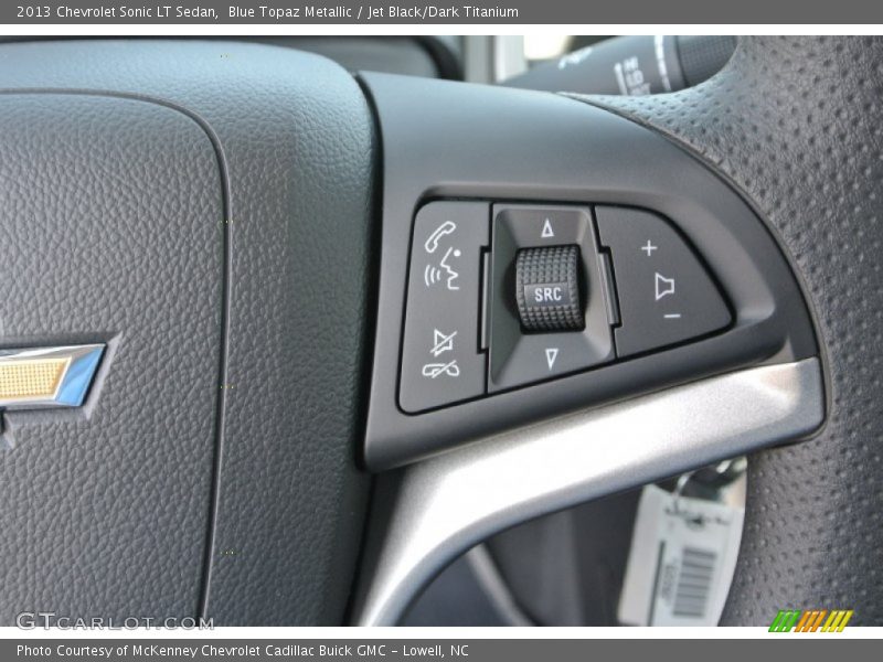 Blue Topaz Metallic / Jet Black/Dark Titanium 2013 Chevrolet Sonic LT Sedan