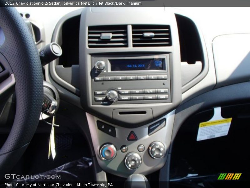 Silver Ice Metallic / Jet Black/Dark Titanium 2013 Chevrolet Sonic LS Sedan