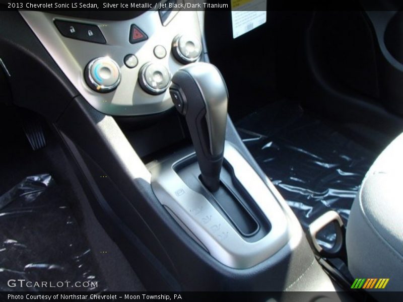 Silver Ice Metallic / Jet Black/Dark Titanium 2013 Chevrolet Sonic LS Sedan