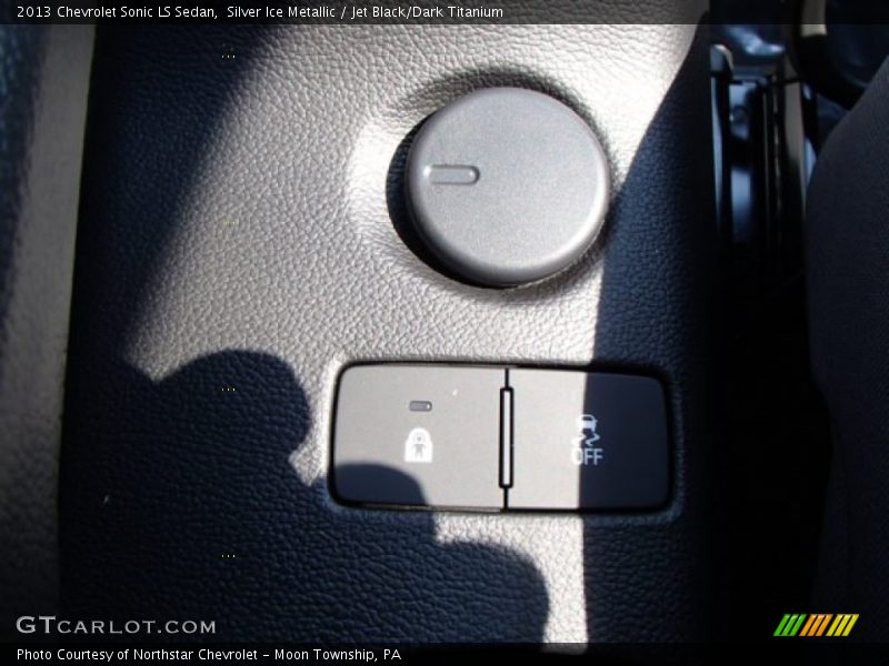 Silver Ice Metallic / Jet Black/Dark Titanium 2013 Chevrolet Sonic LS Sedan