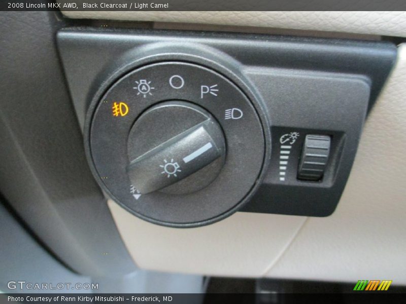 Black Clearcoat / Light Camel 2008 Lincoln MKX AWD