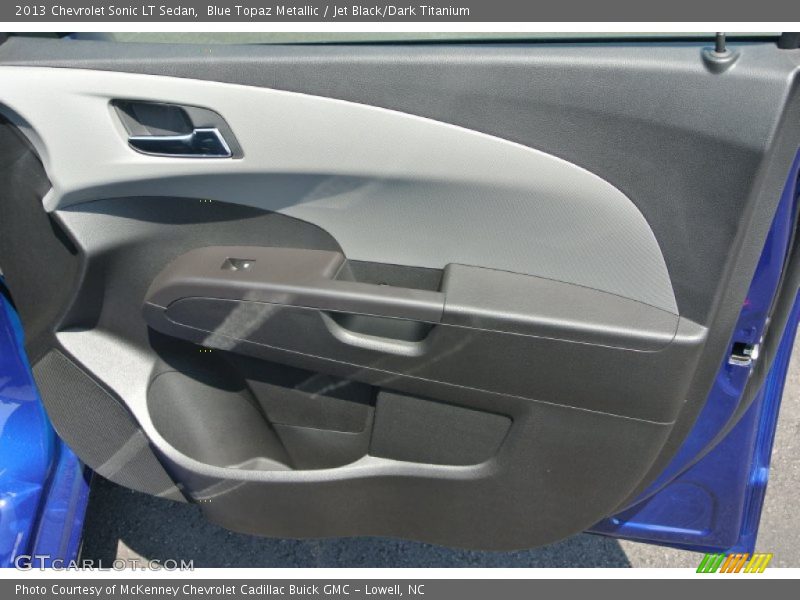 Blue Topaz Metallic / Jet Black/Dark Titanium 2013 Chevrolet Sonic LT Sedan