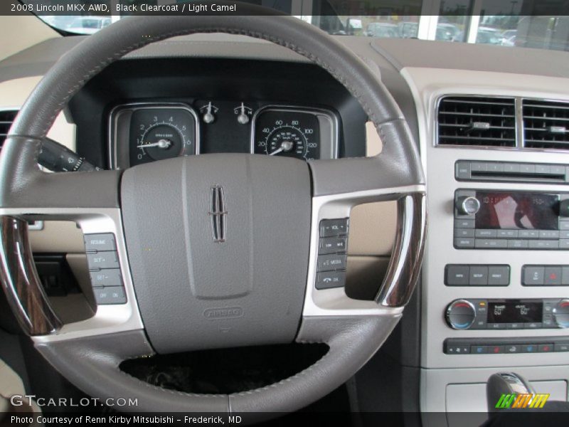 Black Clearcoat / Light Camel 2008 Lincoln MKX AWD