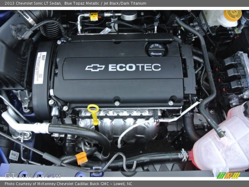 Blue Topaz Metallic / Jet Black/Dark Titanium 2013 Chevrolet Sonic LT Sedan