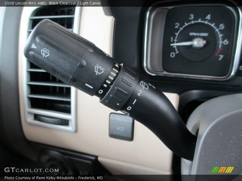 Black Clearcoat / Light Camel 2008 Lincoln MKX AWD