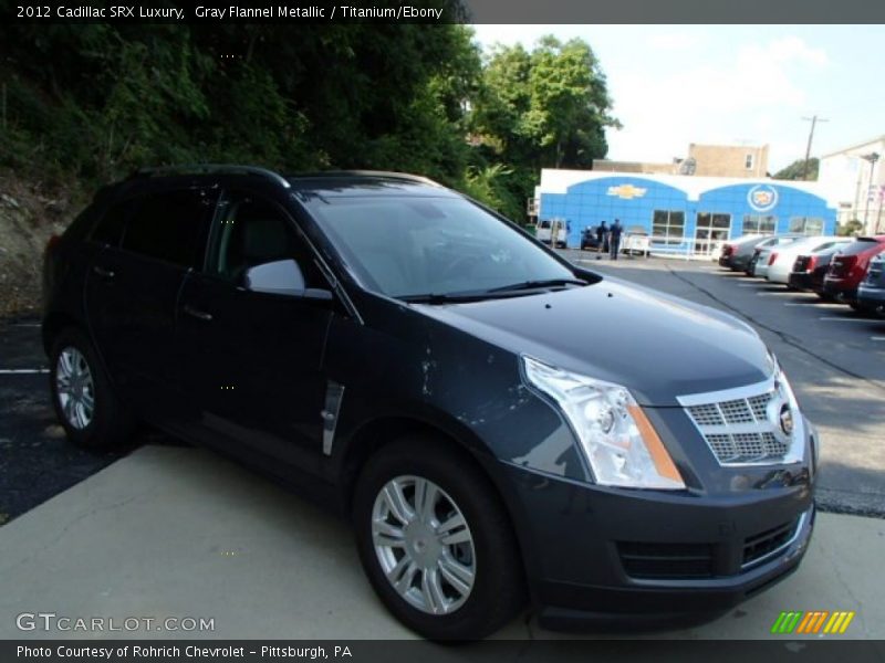 Gray Flannel Metallic / Titanium/Ebony 2012 Cadillac SRX Luxury