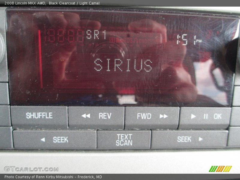 Black Clearcoat / Light Camel 2008 Lincoln MKX AWD