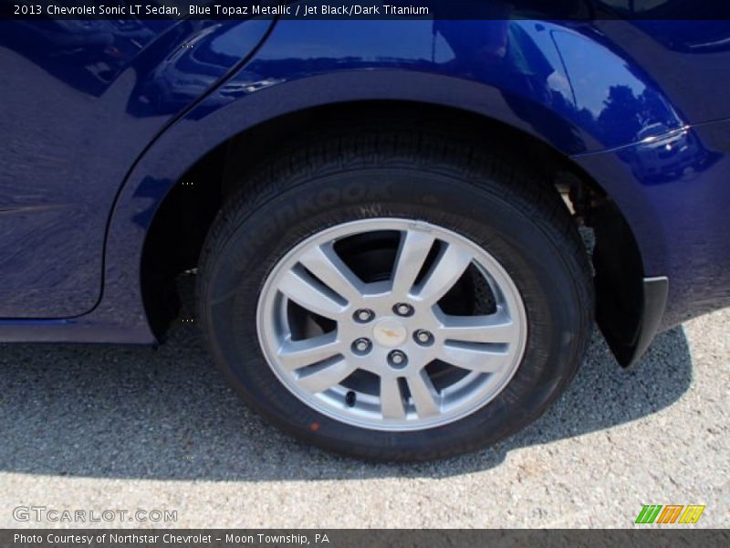 Blue Topaz Metallic / Jet Black/Dark Titanium 2013 Chevrolet Sonic LT Sedan
