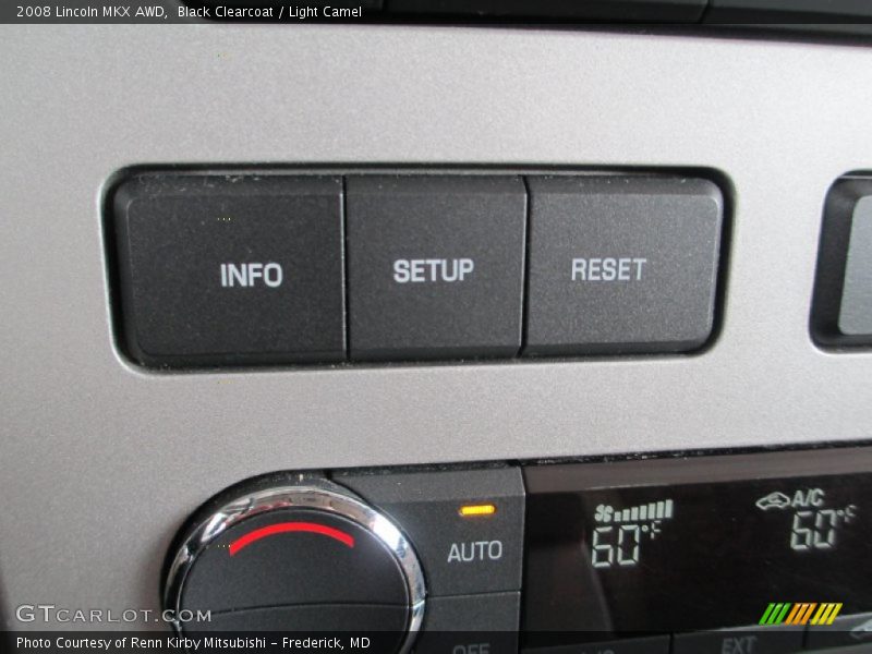 Black Clearcoat / Light Camel 2008 Lincoln MKX AWD