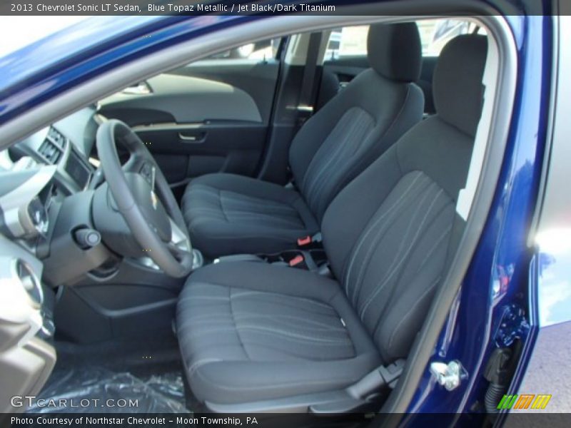 Blue Topaz Metallic / Jet Black/Dark Titanium 2013 Chevrolet Sonic LT Sedan