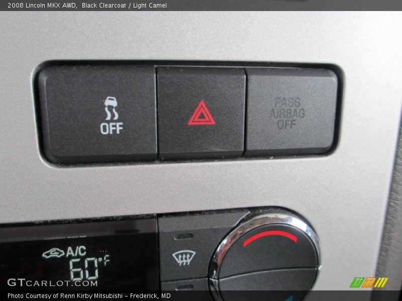 Black Clearcoat / Light Camel 2008 Lincoln MKX AWD
