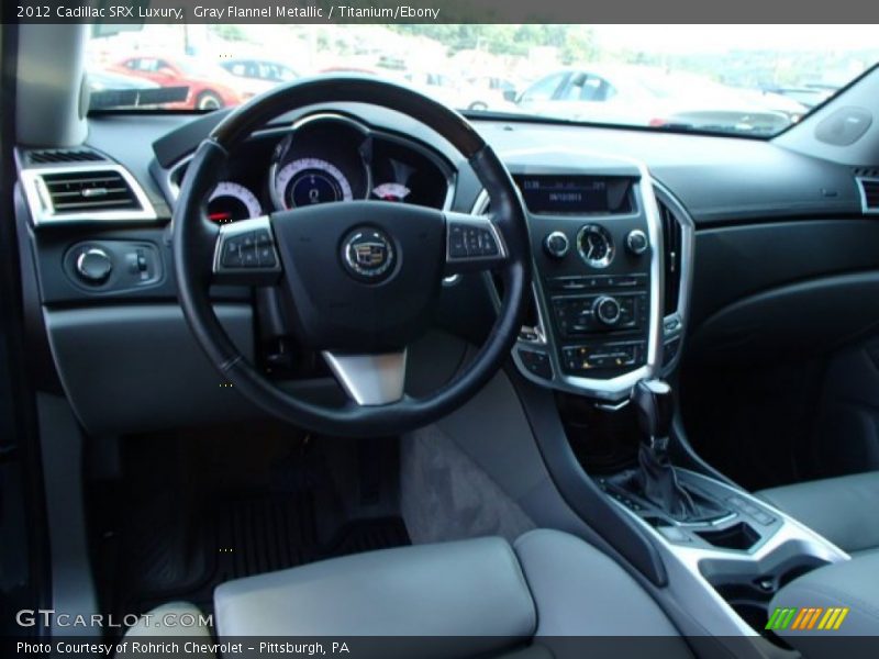 Gray Flannel Metallic / Titanium/Ebony 2012 Cadillac SRX Luxury