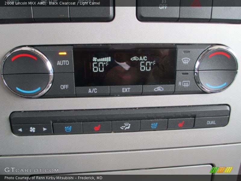 Black Clearcoat / Light Camel 2008 Lincoln MKX AWD