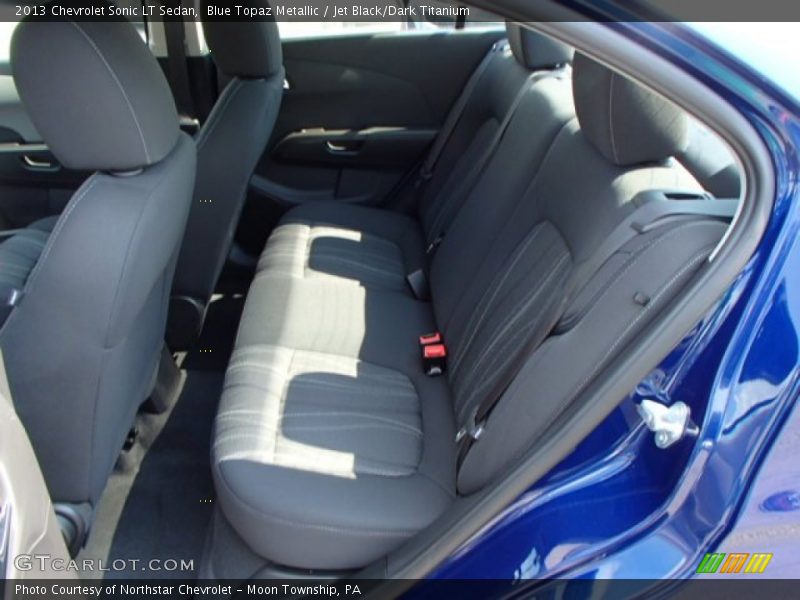 Blue Topaz Metallic / Jet Black/Dark Titanium 2013 Chevrolet Sonic LT Sedan