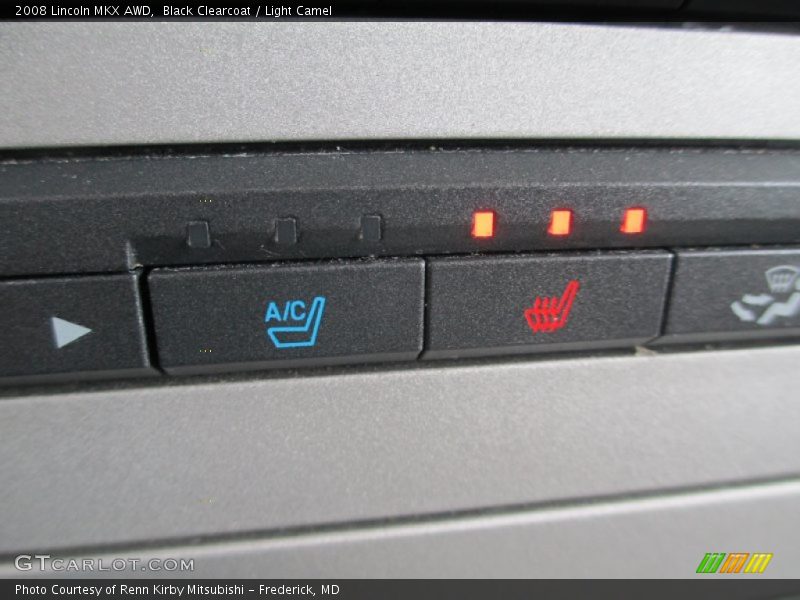 Black Clearcoat / Light Camel 2008 Lincoln MKX AWD