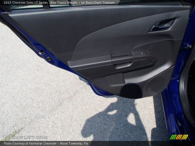 Blue Topaz Metallic / Jet Black/Dark Titanium 2013 Chevrolet Sonic LT Sedan