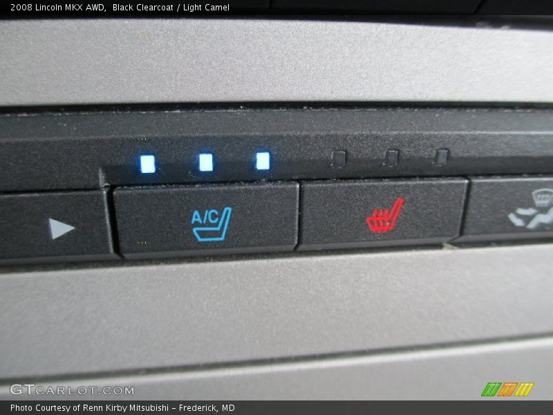 Black Clearcoat / Light Camel 2008 Lincoln MKX AWD