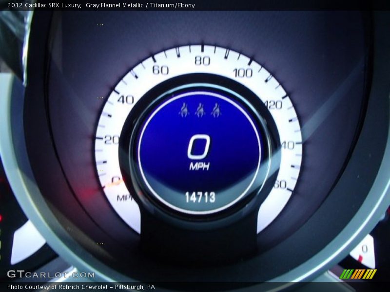 Gray Flannel Metallic / Titanium/Ebony 2012 Cadillac SRX Luxury
