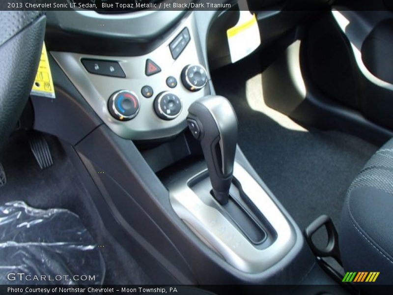 Blue Topaz Metallic / Jet Black/Dark Titanium 2013 Chevrolet Sonic LT Sedan
