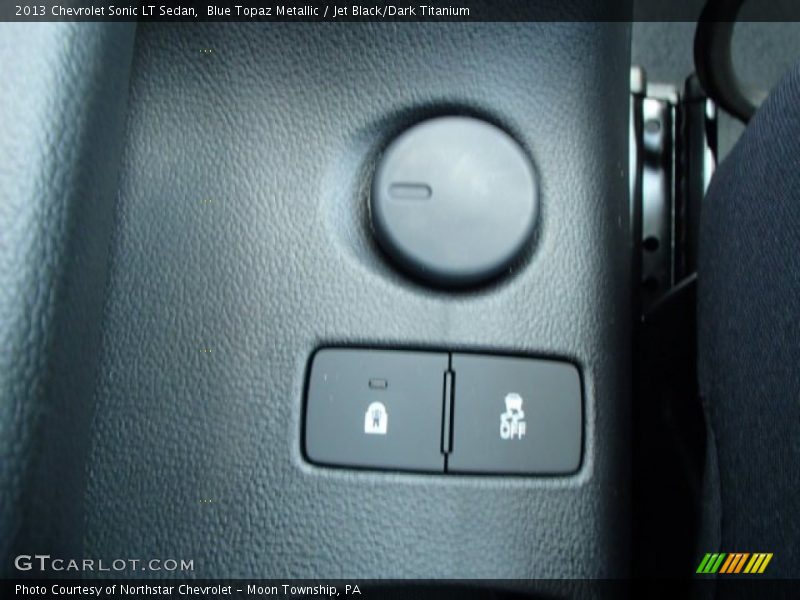 Blue Topaz Metallic / Jet Black/Dark Titanium 2013 Chevrolet Sonic LT Sedan